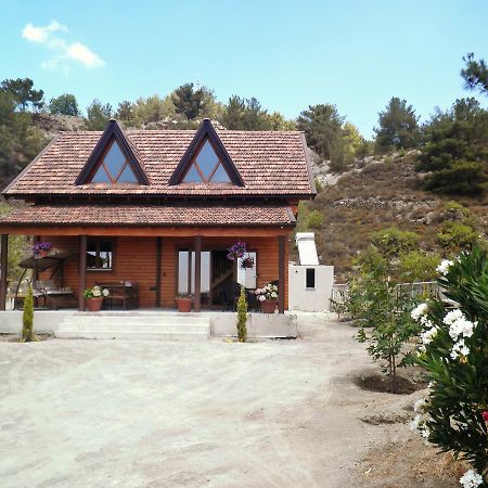 Villa Agros Timber Log House Extérieur photo