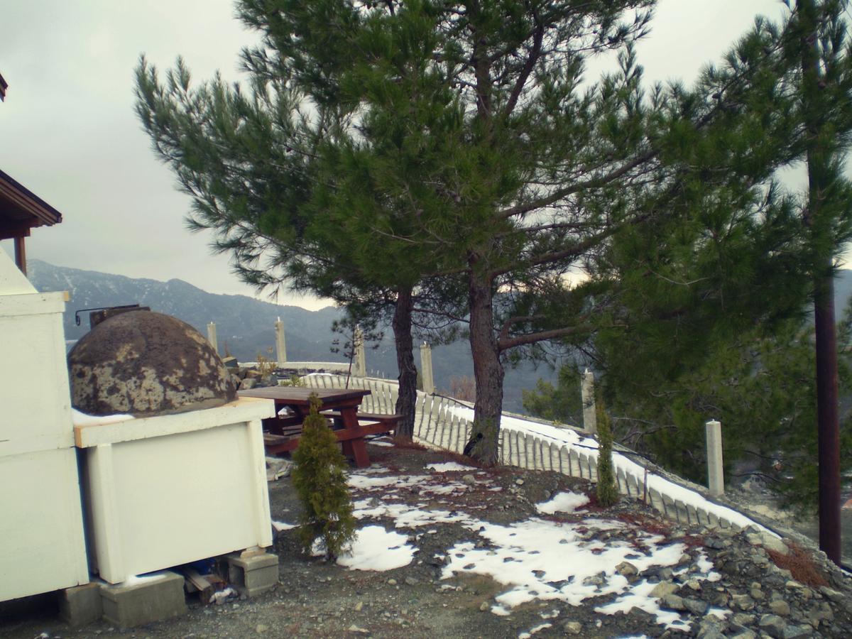 Villa Agros Timber Log House Extérieur photo