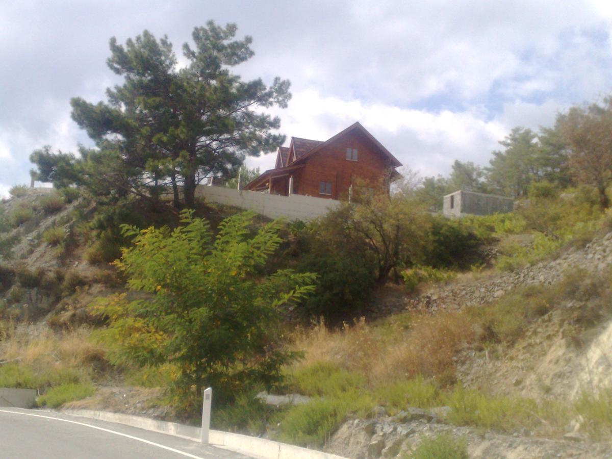 Villa Agros Timber Log House Extérieur photo