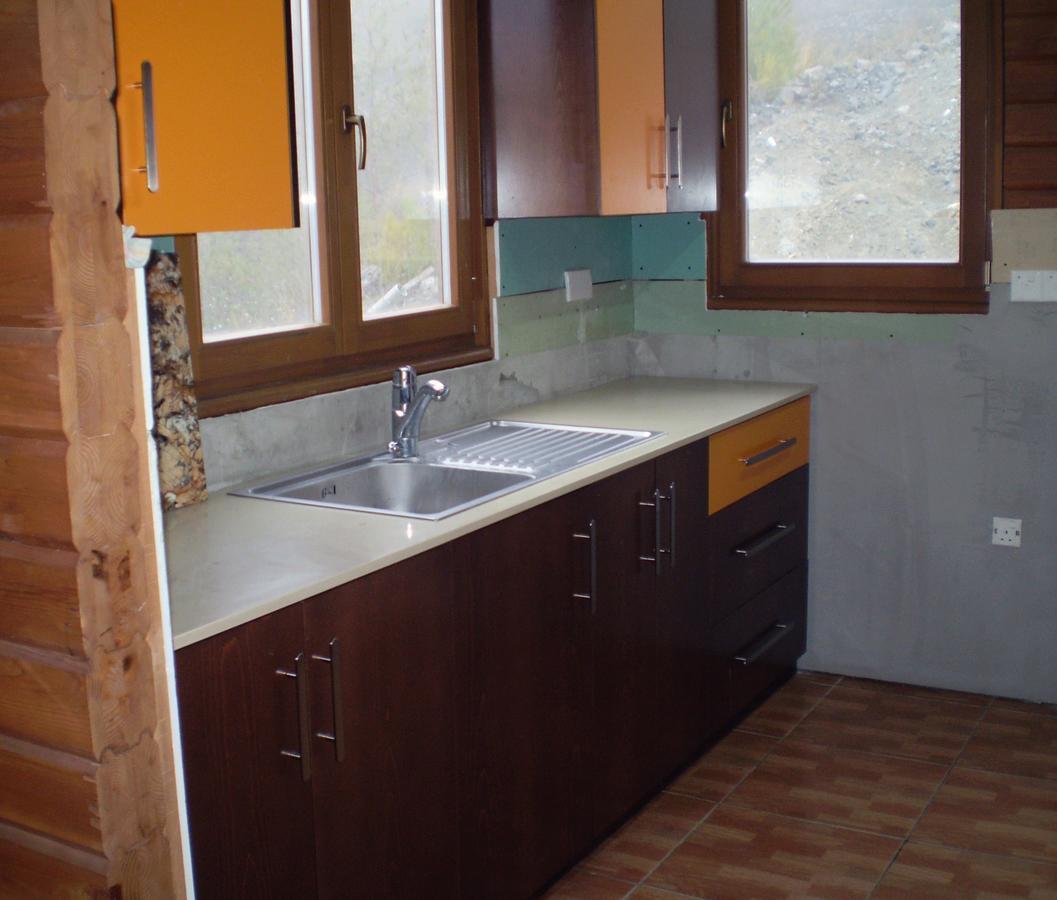 Villa Agros Timber Log House Extérieur photo