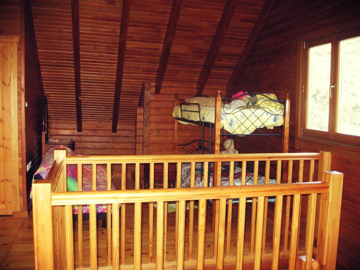 Villa Agros Timber Log House Extérieur photo