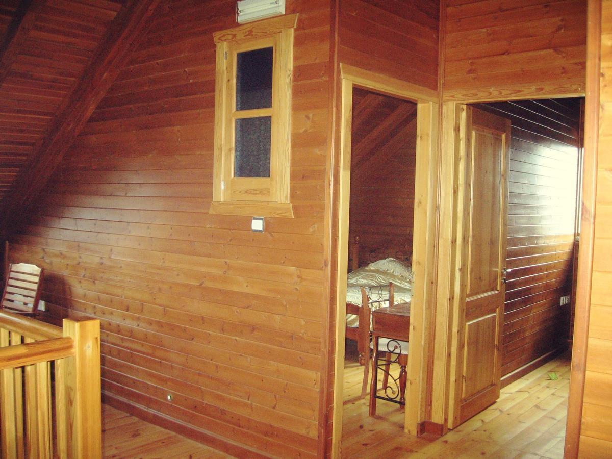 Villa Agros Timber Log House Extérieur photo