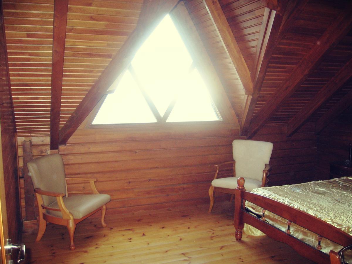Villa Agros Timber Log House Extérieur photo