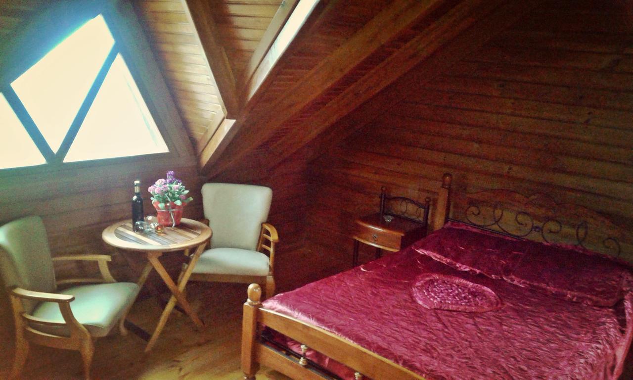 Villa Agros Timber Log House Extérieur photo
