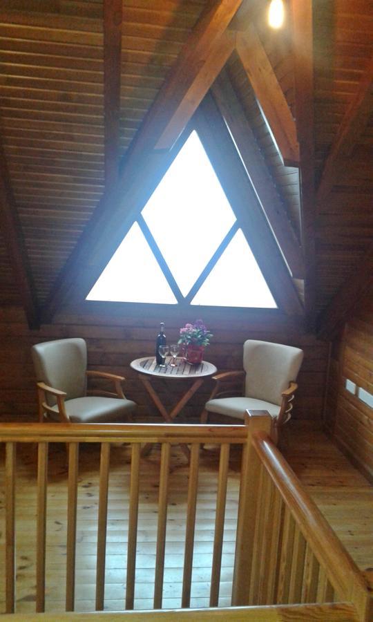 Villa Agros Timber Log House Extérieur photo