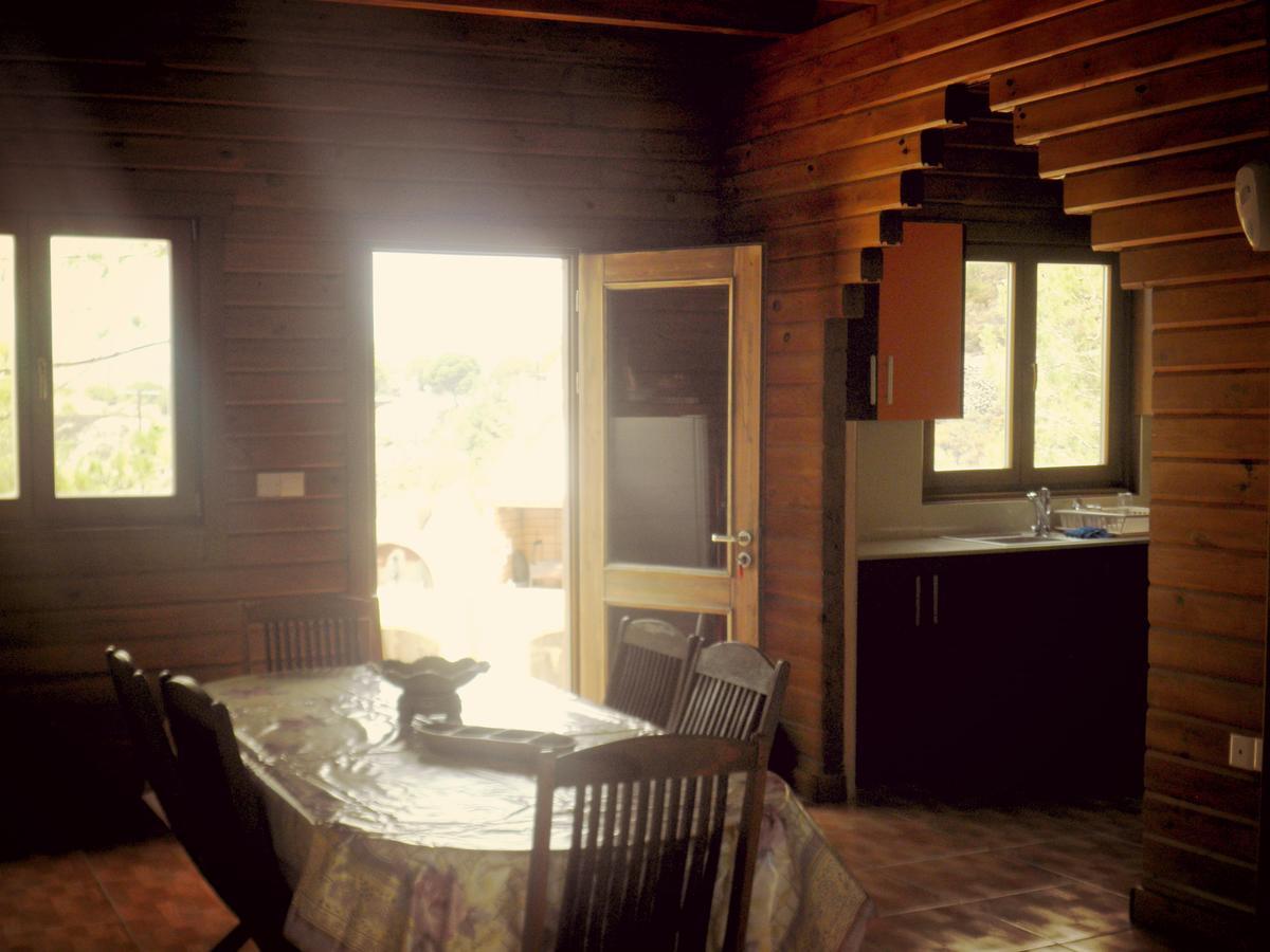 Villa Agros Timber Log House Extérieur photo