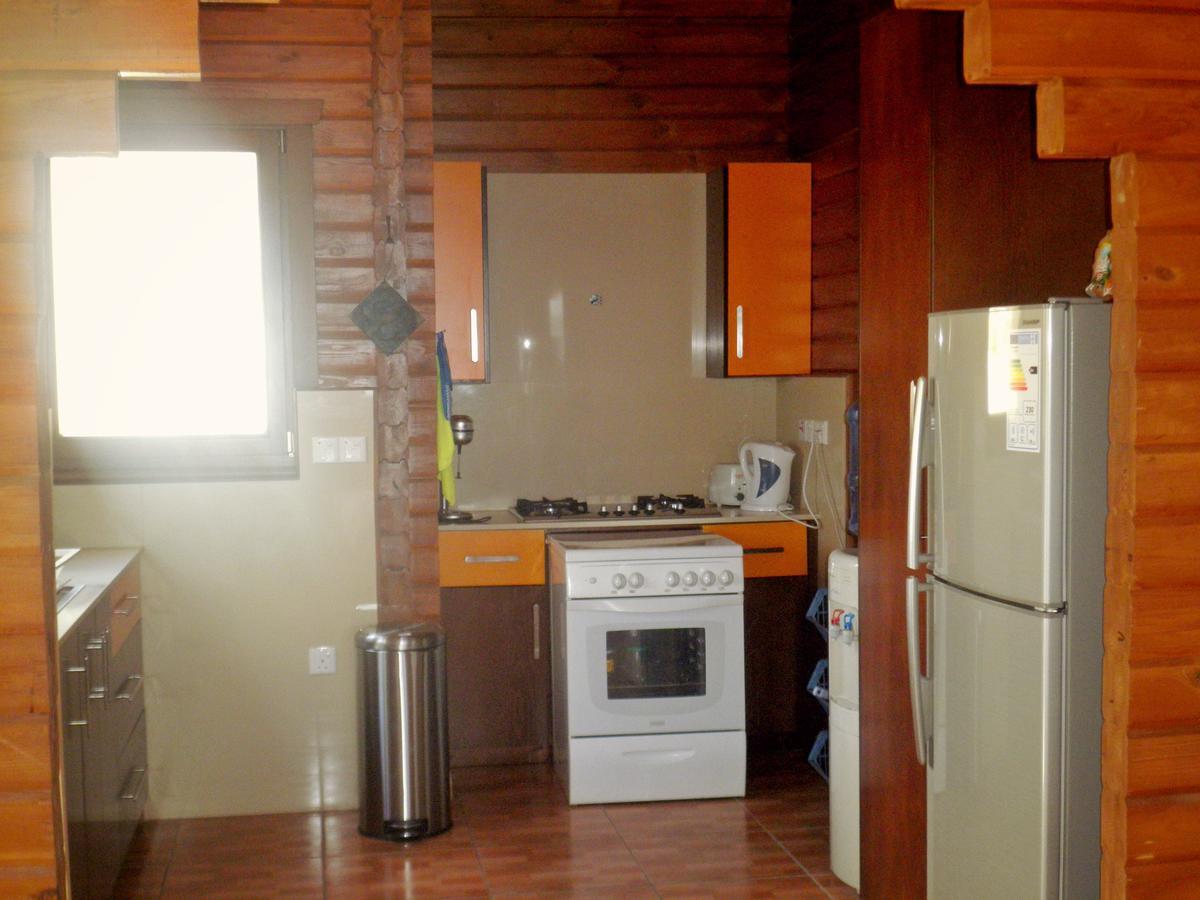 Villa Agros Timber Log House Extérieur photo